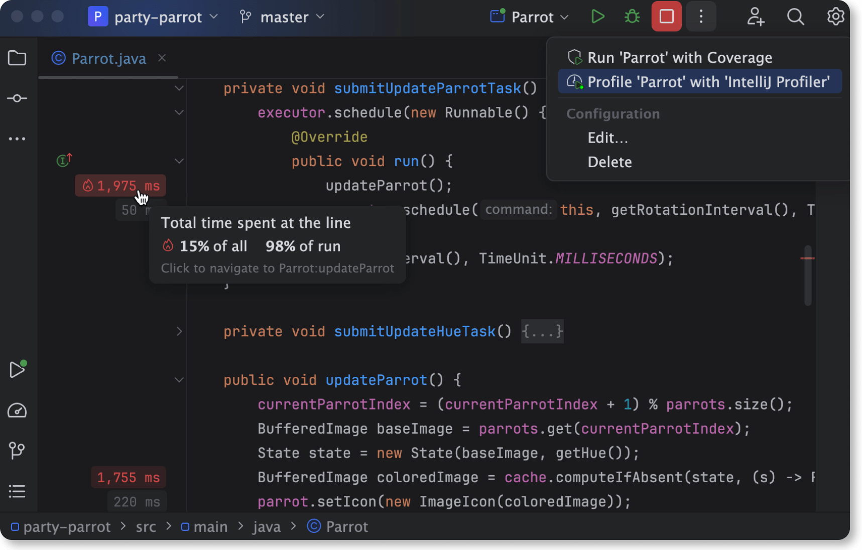 Java Profiler in IntelliJ IDEA for every developer’s needs
