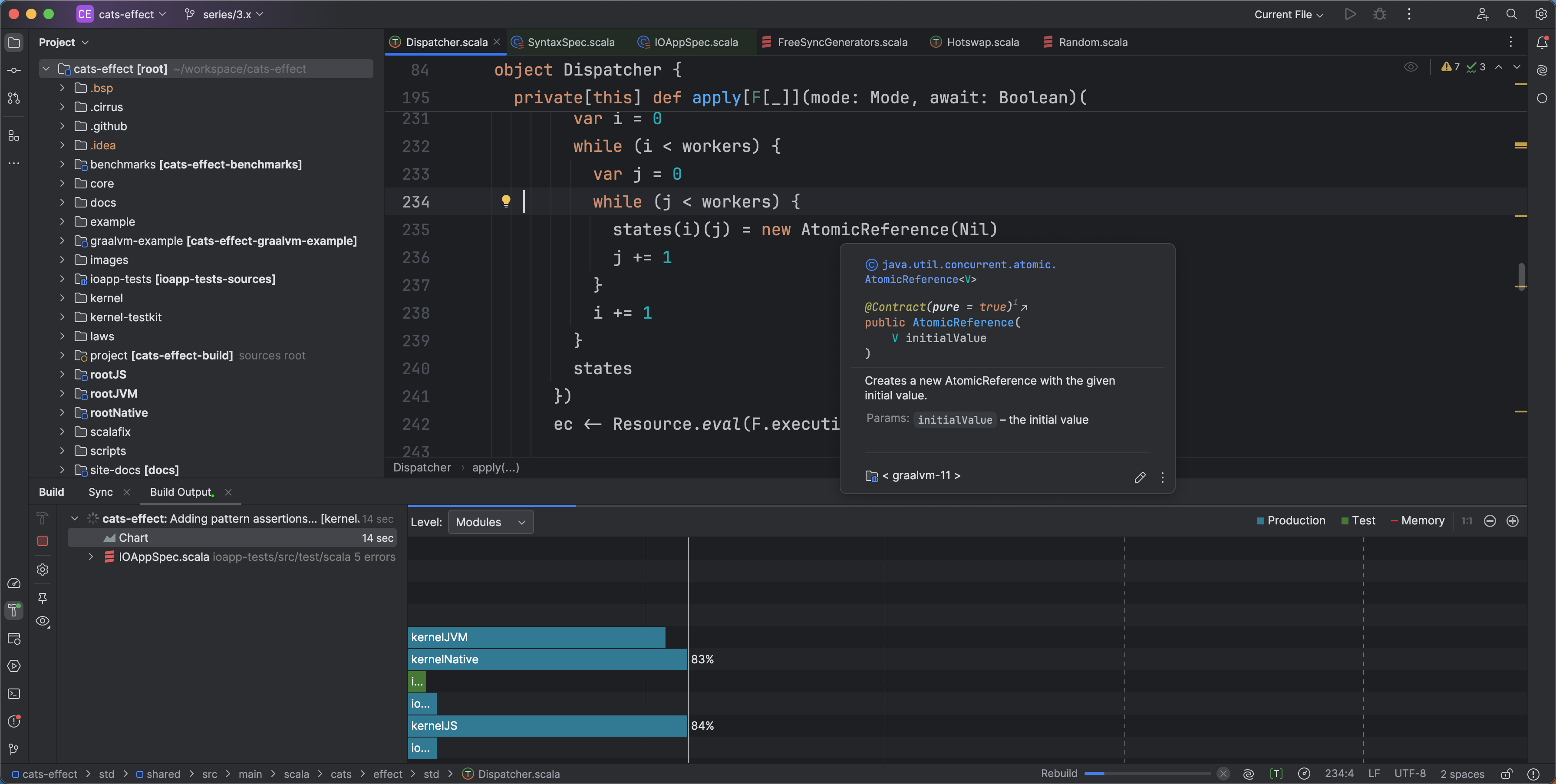 IntelliJ IDEA with the Scala plugin