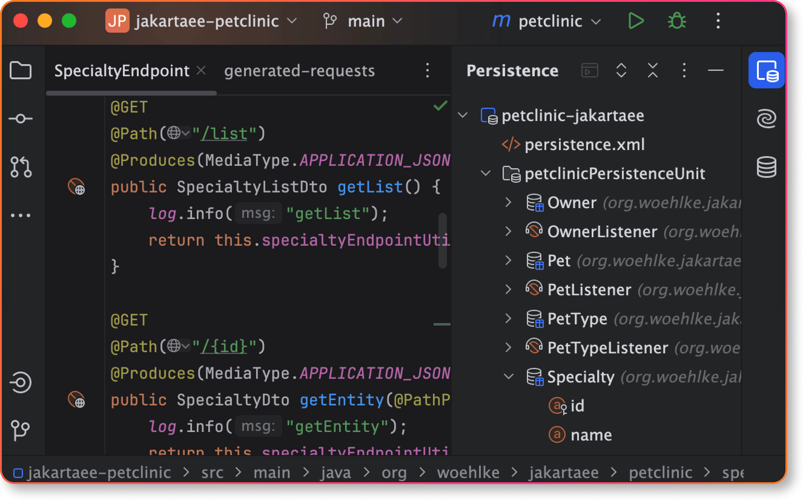 Jakarta EE in IntelliJ IDEA