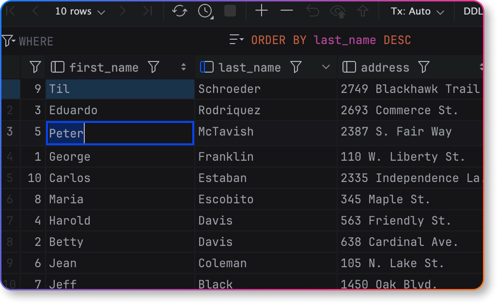 Database tool window overview