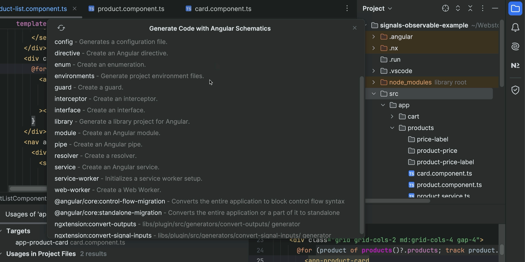 Angular Schematics