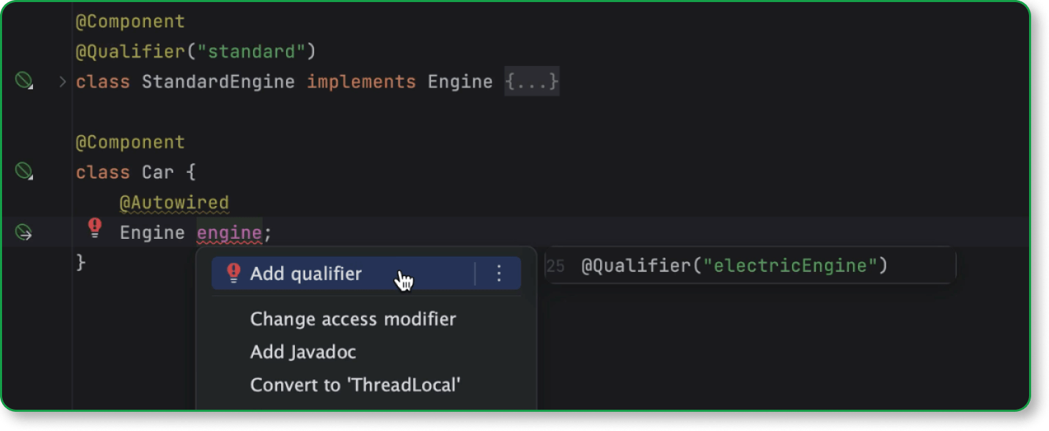 Spring inspections in IntelliJ IDEA