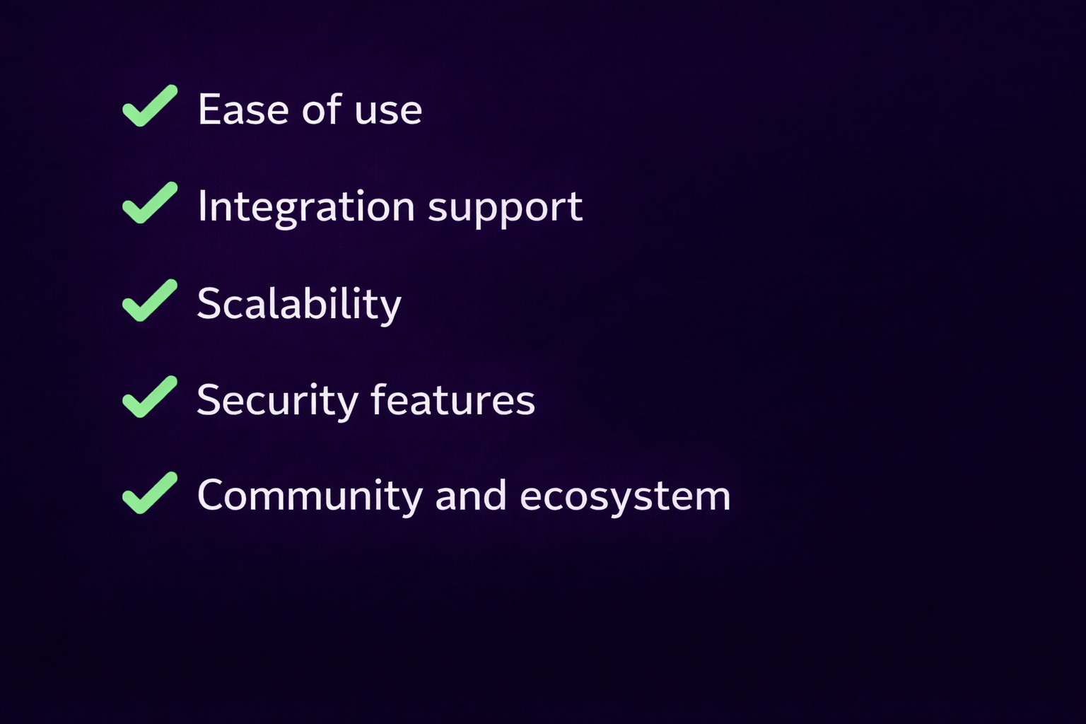 Criteria for choosing a source code management tool