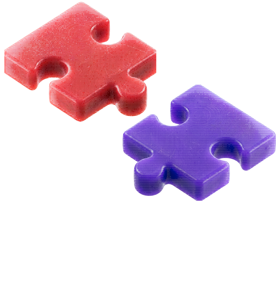 Interlocking puzzle pieces representing JetBrains plugins